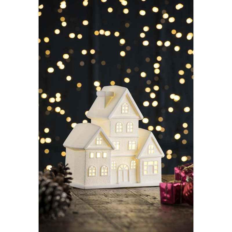 Die Saisontruhe Leuchte 1-flammig Stadthaus in Beige | Wayfair.de